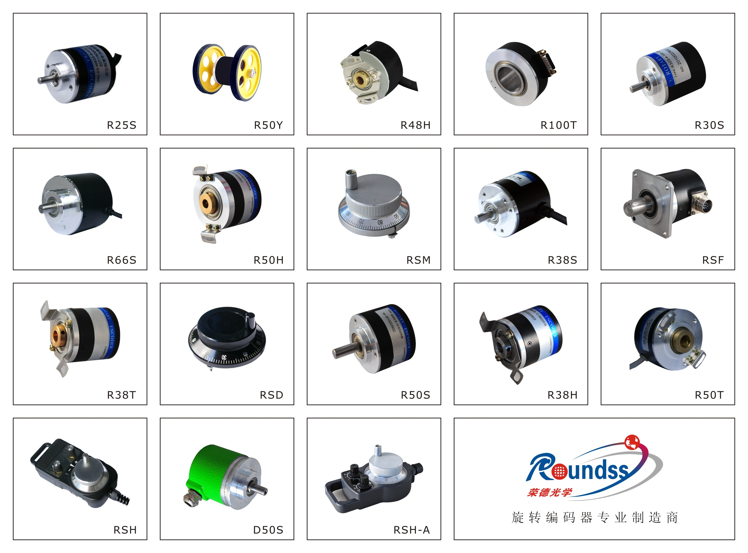 供應(yīng) 榮德 增量式 光電旋轉(zhuǎn)編碼器 半空心軸 R38H