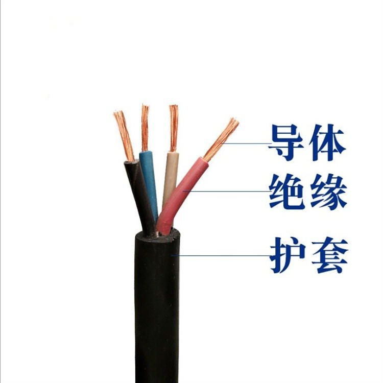 yc3*1.5重型橡套軟電纜yc3*2.5通用橡套電纜