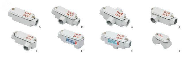 防爆穿線盒，防爆過(guò)線盒，防爆元寶型穿線盒，防爆接線盒，BHC防爆穿線盒防爆穿線盒