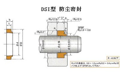 專業(yè)經(jīng)銷NOK密封件&nbspDSI型 往復(fù)運(yùn)動密封件 防塵密封件