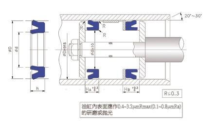 臺灣DZ密封件 活塞密封(孔用） &nbspD-1活塞專用密封