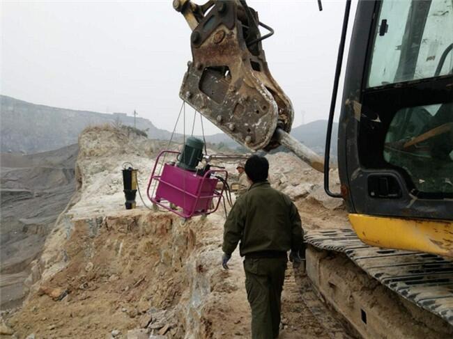 德宏怒江迪慶土石方開采液壓破石機(jī)巖石液壓劈裂機(jī)