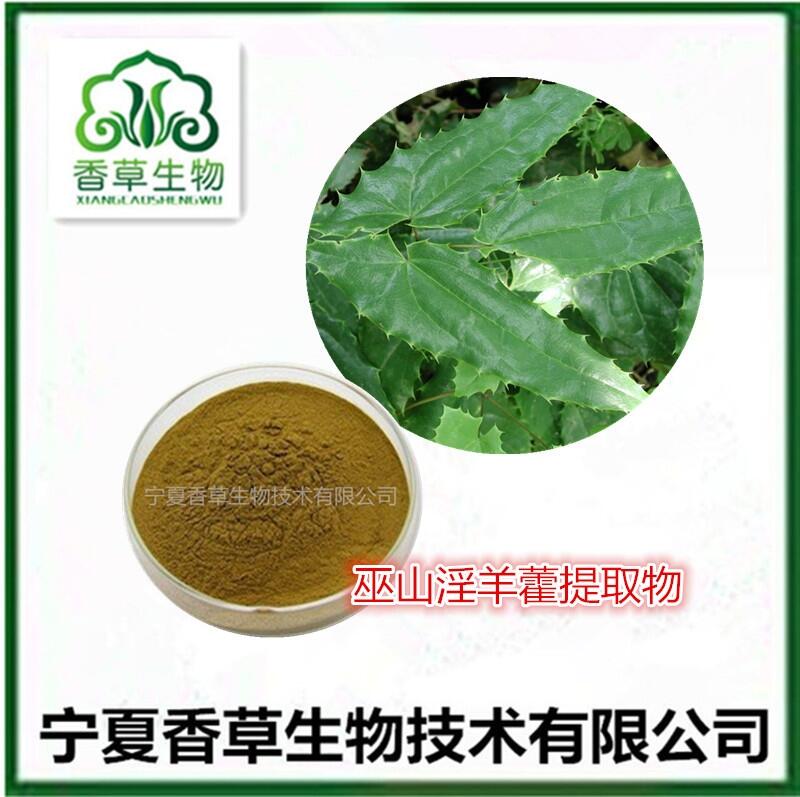 淫羊藿提取物 巫山淫羊藿甙10%含量 淫羊藿雙甙20%供應