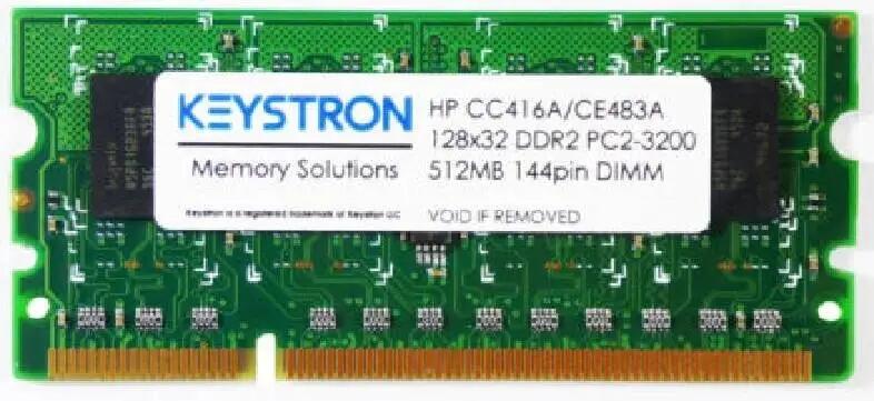 CE483A 512MB PC2-3200 DDR2 144-Pin LJ4014內(nèi)存