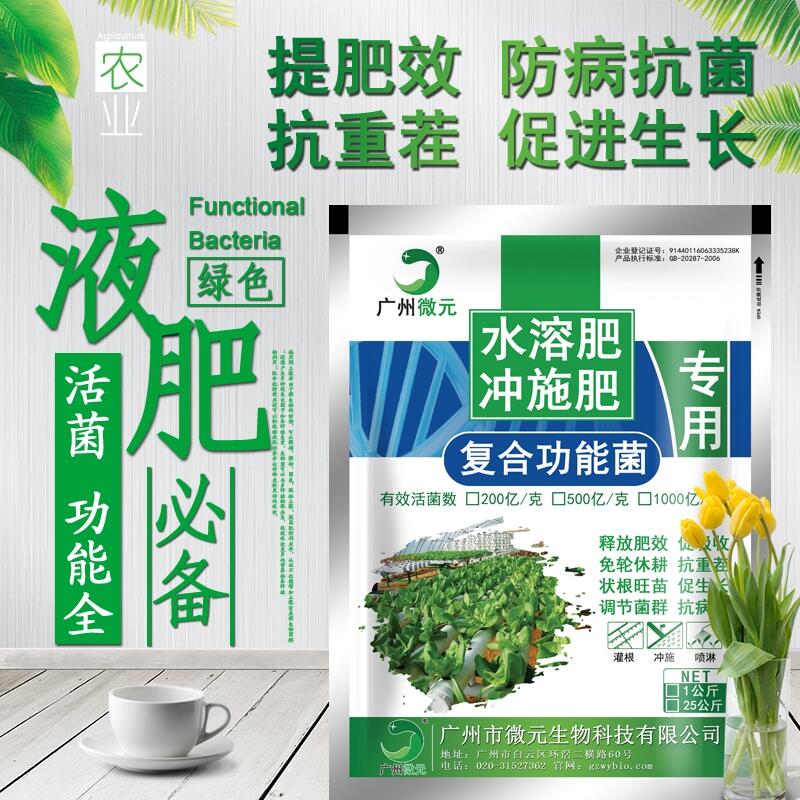 農(nóng)用復(fù)合芽孢桿菌沖施肥微生物菌劑有機(jī)沖施肥功能菌種