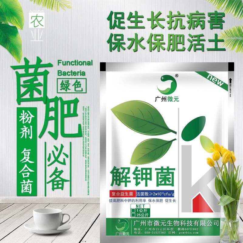 解鉀菌復合解鉀菌農(nóng)用復合芽孢桿菌生物有機肥功能菌種