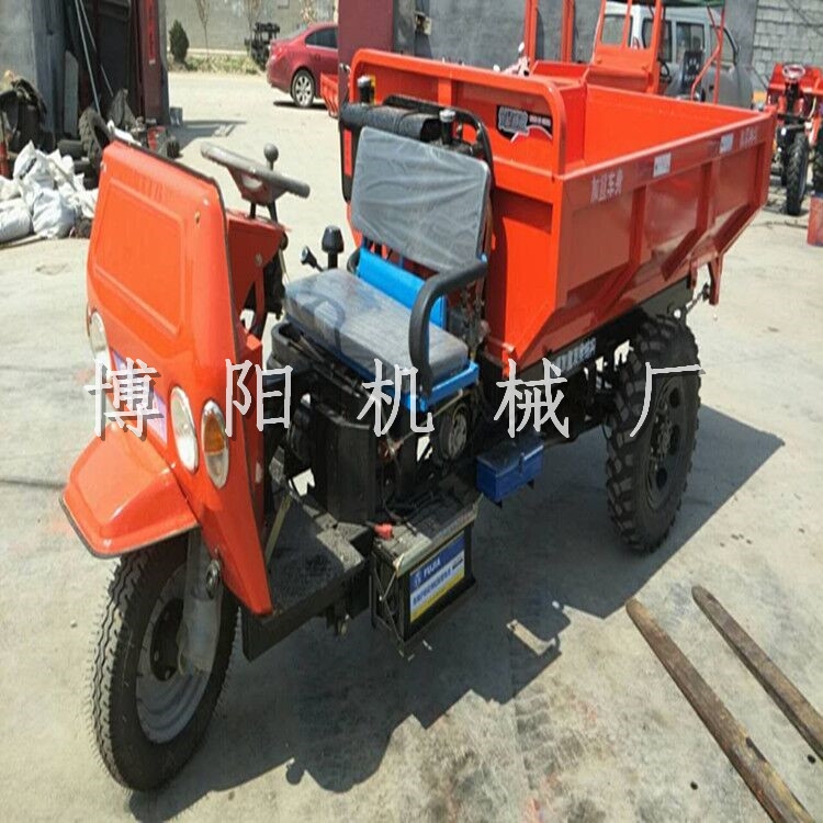 工程柴油四輪翻斗車 易操作節(jié)能8馬力小型三輪車直銷廠家