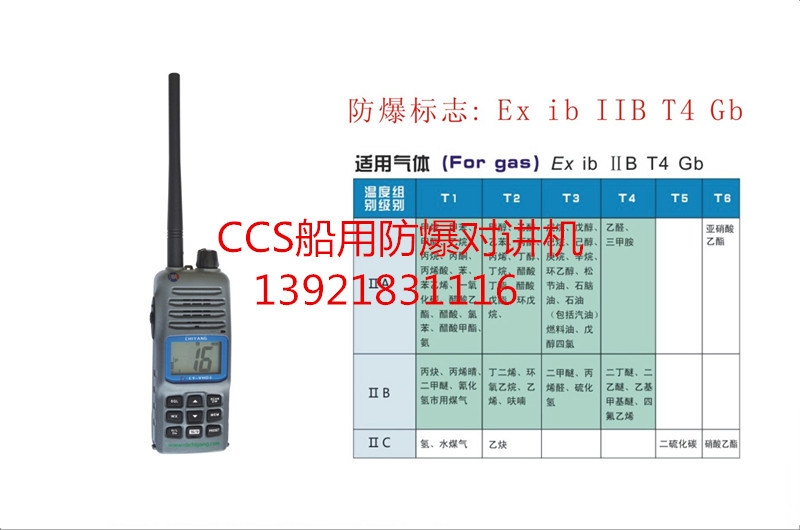 CCS防爆船用對講機(jī)（VH03）