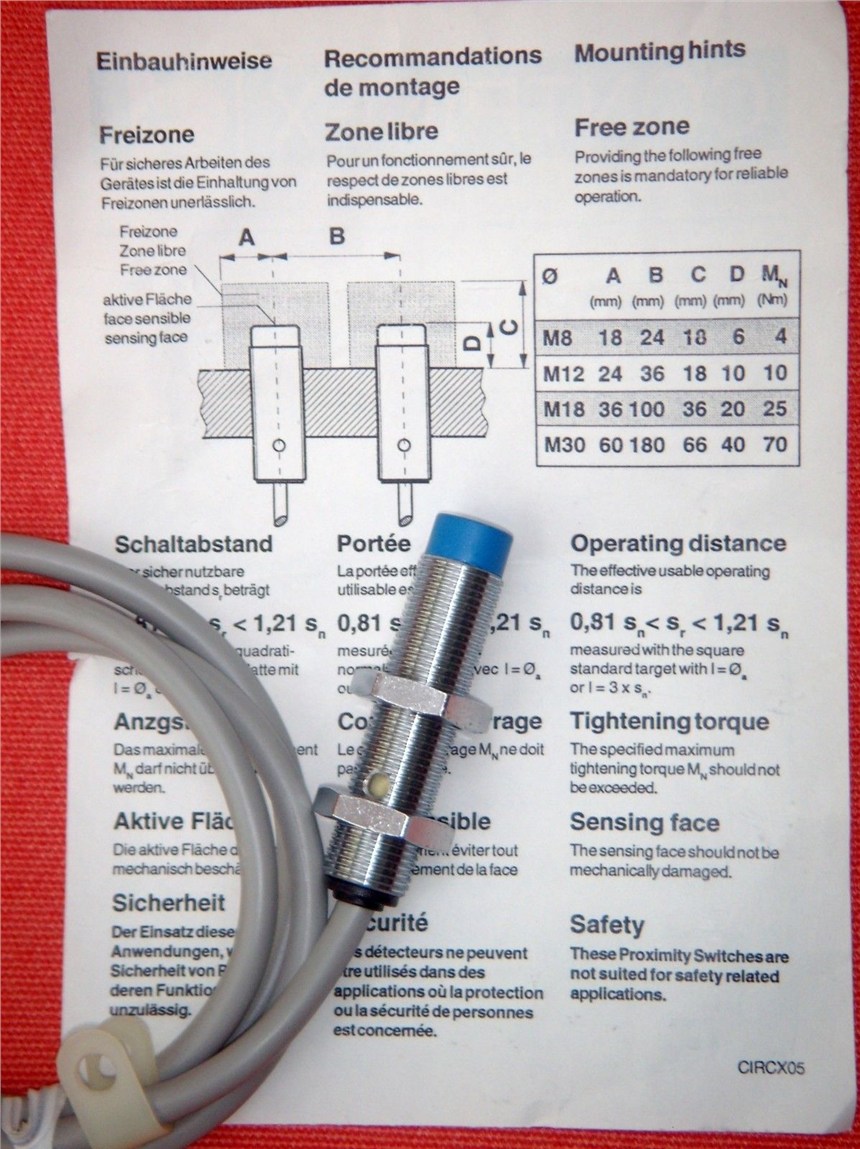 科瑞傳感器ND4-S1-M12特價廣西